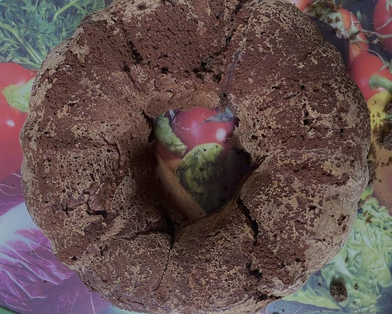 Gâteau à la farine de patate douce et poudre de cacao