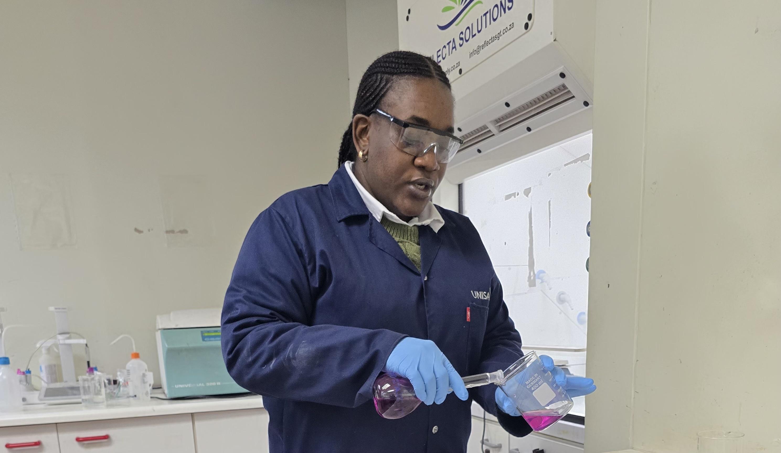 In South Africa, Dr.  Muthumuni Managa uses nanotechnology to develop sustainable water solutions for rural communities