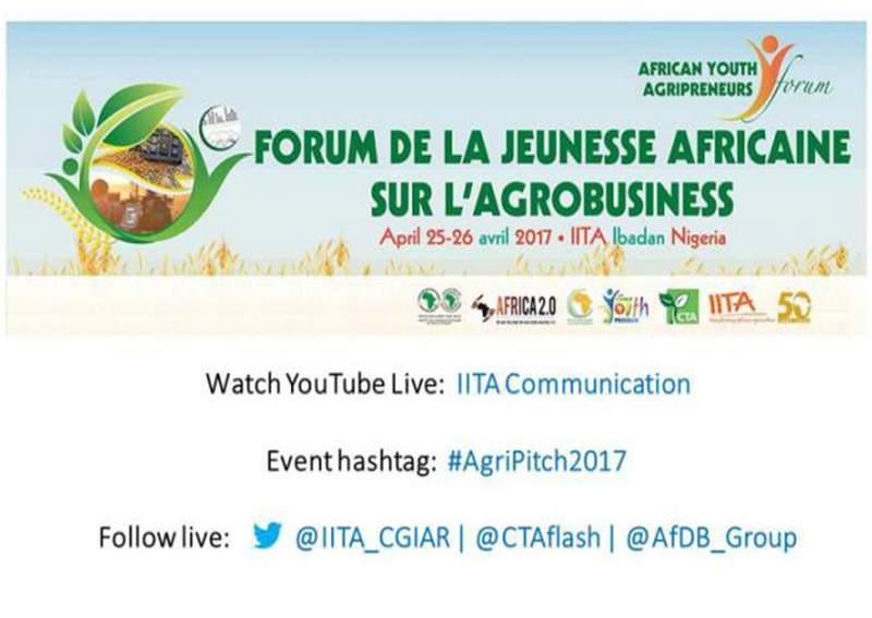 Le Forum des jeunes agripreneurs africains du 25 au 26 avril 2017 au Nigéria