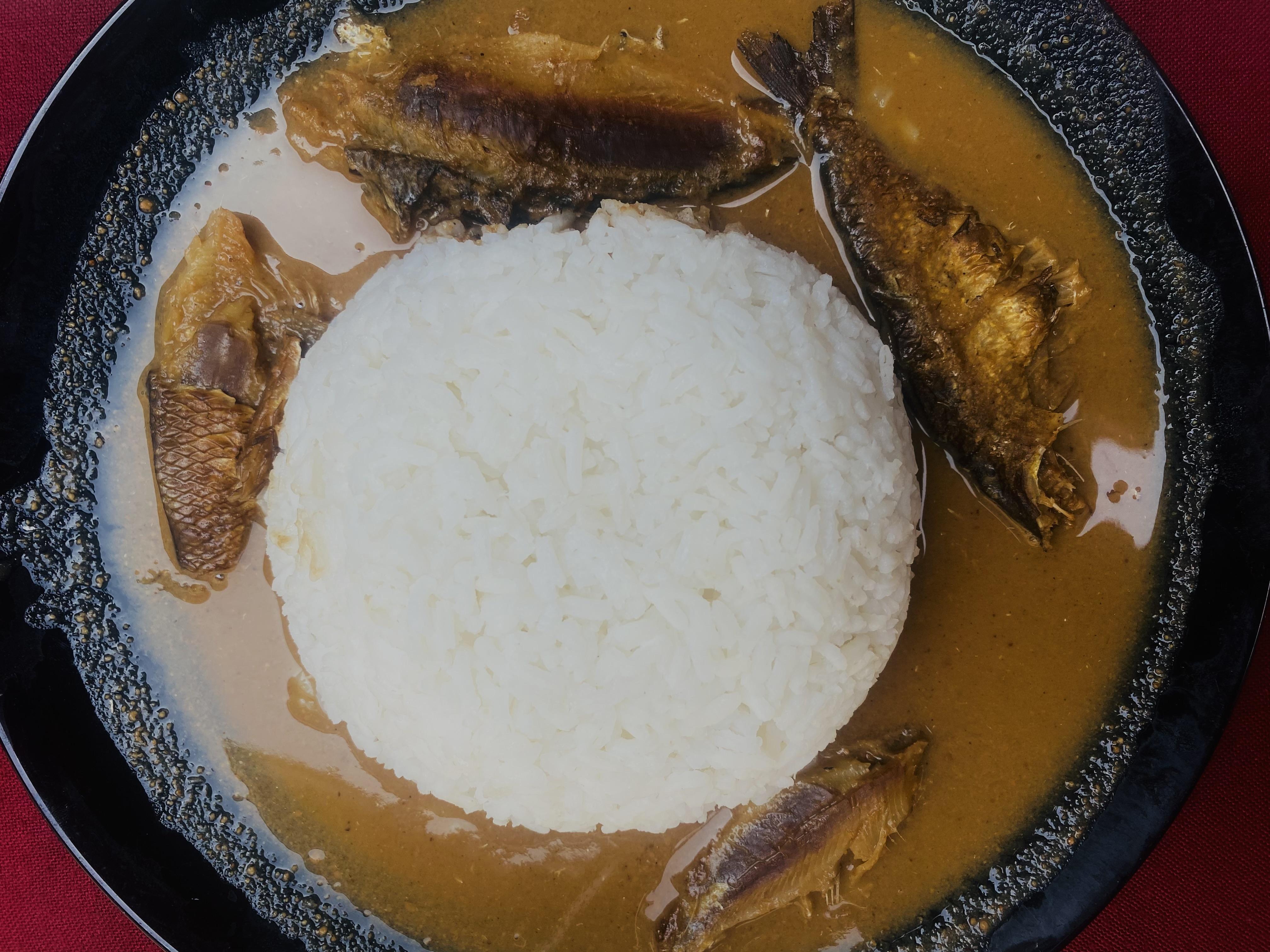 Recette ultra simple de riz à la sauce arachide Mbounga